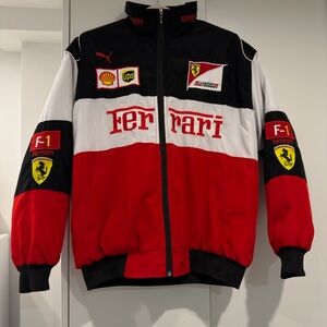 Ferrari Jacket with Red and Black Accents